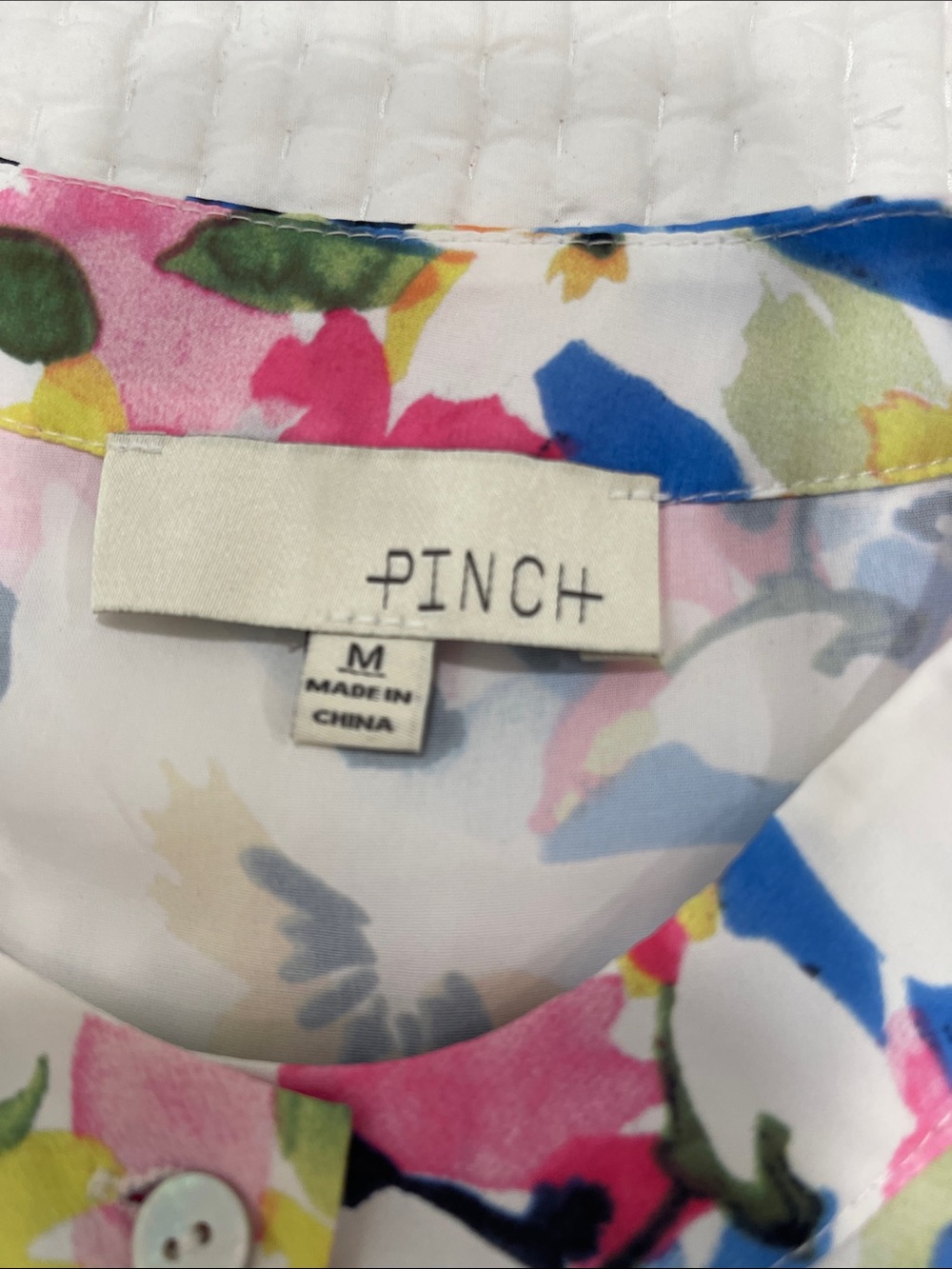 Pinch Girls' Floral Dress in Pink, Blue & Yellow